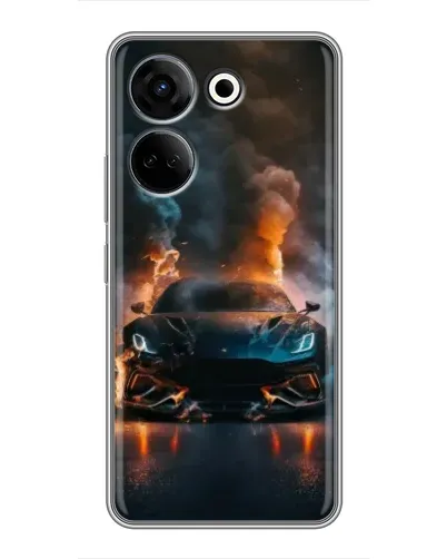 Чехол для TECNO Camon 20 с картинкой «Lamborghini дымная эстетика» Чехол для TECNO Camon 20 с картинкой «Lamborghini дымная эстетика»