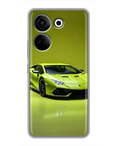 Чехол для TECNO Camon 20 с картинкой «Салатовый Lamborghini Huracan» Чехол для TECNO Camon 20 с картинкой «Салатовый Lamborghini Huracan»