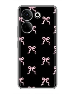 Чехол для TECNO Camon 20 с картинкой «Бант-цветок»