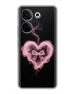 Чехол для TECNO Camon 20 с картинкой «Дымчатое сердце»
