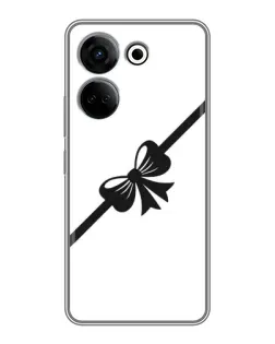 Чехол для TECNO Camon 20 с картинкой «Диагональный бант»