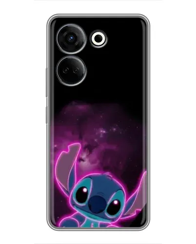 Чехол для TECNO Camon 20 с картинкой «Неоновый Stitch»
