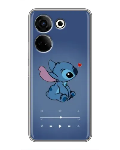 Чехол для TECNO Camon 20 с картинкой «Музыкальный Stitch»