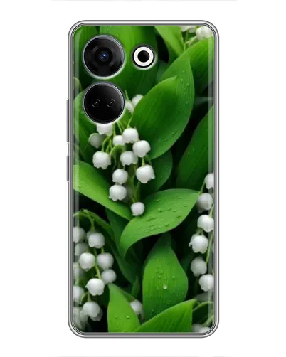 Чехол для TECNO Camon 20 с картинкой «Ландыши в зелени» Чехол для TECNO Camon 20 с картинкой «Ландыши в зелени»