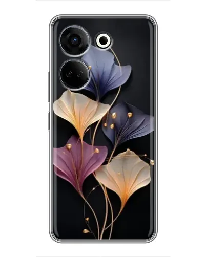 Чехол для TECNO Camon 20 с картинкой «Лиловые цветы грации» Чехол для TECNO Camon 20 с картинкой «Лиловые цветы грации»