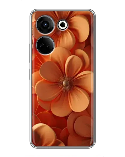 Чехол для TECNO Camon 20 с картинкой «Оранжевый макро цветок» Чехол для TECNO Camon 20 с картинкой «Оранжевый макро цветок»