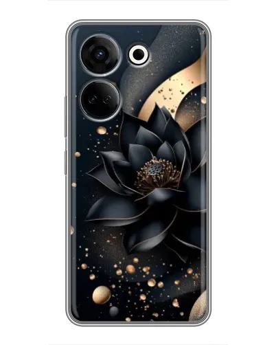 Чехол для TECNO Camon 20 с картинкой «Черный лотос» Чехол для TECNO Camon 20 с картинкой «Черный лотос»