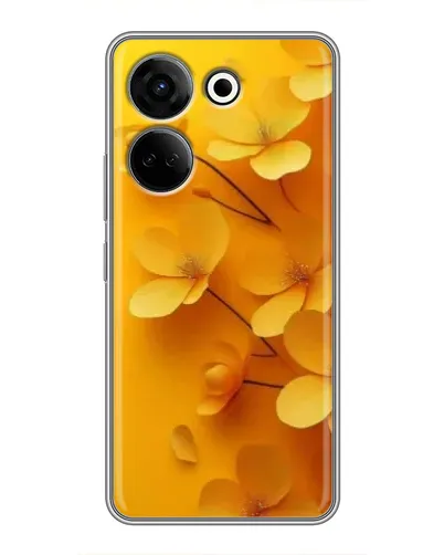 Чехол для TECNO Camon 20 с картинкой «Золотые лепестки» Чехол для TECNO Camon 20 с картинкой «Золотые лепестки»