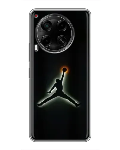 Чехол для TECNO Camon 30 (CL6) с картинкой «Jordan Gradient Logo»