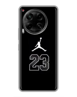 Чехол для TECNO Camon 30 (CL6) с картинкой «Jordan Flight 23»