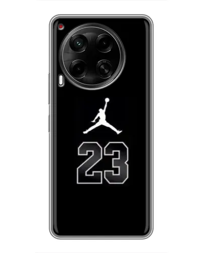 Чехол для TECNO Camon 30 (CL6) с картинкой «Jordan Flight 23»