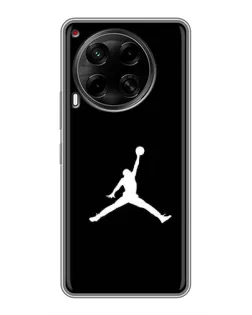 Чехол для TECNO Camon 30 (CL6) с картинкой «Jordan Silhouette»
