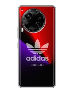 Чехол для TECNO Camon 30 (CL6) с картинкой «Adidas Red Neon» Чехол для TECNO Camon 30 (CL6) с картинкой «Adidas Red Neon»