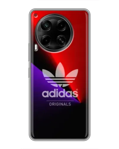 Чехол для TECNO Camon 30 (CL6) с картинкой «Adidas Red Neon» Чехол для TECNO Camon 30 (CL6) с картинкой «Adidas Red Neon»