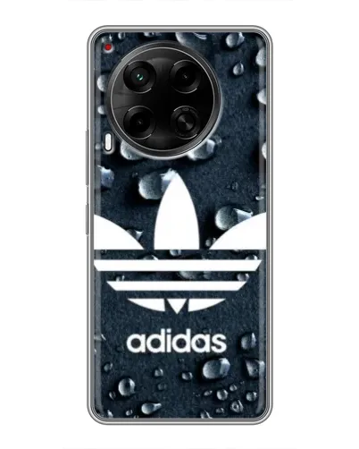 Чехол для TECNO Camon 30 (CL6) с картинкой «Adidas Trefoil Blue» Чехол для TECNO Camon 30 (CL6) с картинкой «Adidas Trefoil Blue»