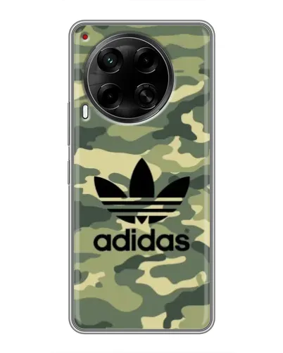 Чехол для TECNO Camon 30 (CL6) с картинкой «Милитари стиль Adidas» Чехол для TECNO Camon 30 (CL6) с картинкой «Милитари стиль Adidas»