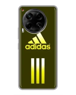 Чехол для TECNO Camon 30 (CL6) с картинкой «Оливковый градиент Adidas»