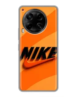Чехол для TECNO Camon 30 (CL6) с картинкой «Оранжевый драйв Nike» Чехол для TECNO Camon 30 (CL6) с картинкой «Оранжевый драйв Nike»