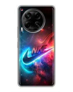 Чохол для TECNO Camon 30 (CL6) з картинкою «Вогняний логотип Nike»