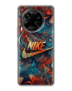 Чохол для TECNO Camon 30 (CL6) з картинкою «Nike в абстракції»