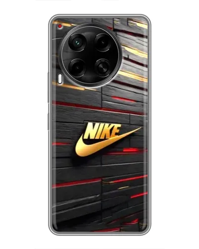 Чохол для TECNO Camon 30 (CL6) з картинкою «Золотий Nike на металі» Чохол для TECNO Camon 30 (CL6) з картинкою «Золотий Nike на металі»