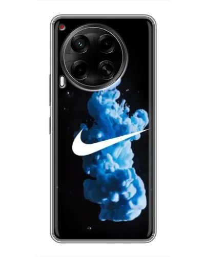 Чохол для TECNO Camon 30 (CL6) з картинкою «Nike та синій дим» Чохол для TECNO Camon 30 (CL6) з картинкою «Nike та синій дим»