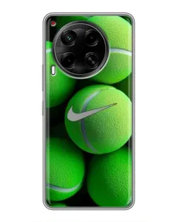 Чохол для TECNO Camon 30 (CL6) з картинкою «Тенісні м'ячі Найк»