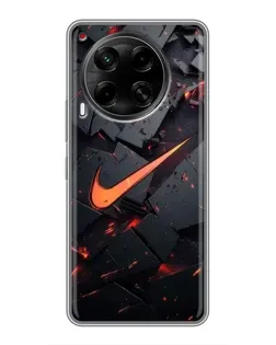 Чохол для TECNO Camon 30 (CL6) з картинкою «Nike — ефект розломів»