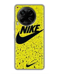Чохол для TECNO Camon 30 (CL6) з картинкою «Жовтий текстурний Nike»