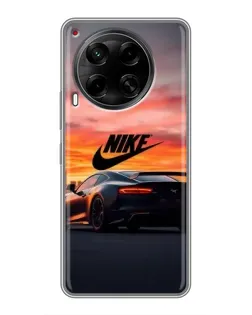 Чохол для TECNO Camon 30 (CL6) з картинкою «Nike та суперкар»