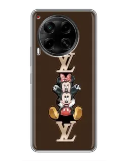 Чехол для TECNO Camon 30 (CL6) с картинкой «LV и Микки Маус»
