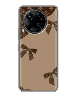 Чехол для TECNO Camon 30 (CL6) с картинкой «LV — кофейный атлас»