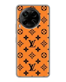 Чехол для TECNO Camon 30 (CL6) с картинкой «Оранжевый стиль LV»