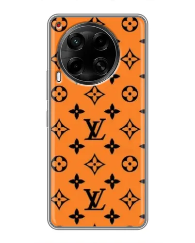 Чехол для TECNO Camon 30 (CL6) с картинкой «Оранжевый стиль LV» Чехол для TECNO Camon 30 (CL6) с картинкой «Оранжевый стиль LV»