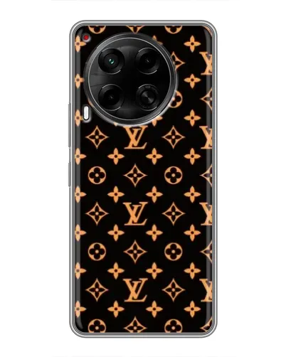 Чехол для TECNO Camon 30 (CL6) с картинкой «Золотая монограмма LV» Чехол для TECNO Camon 30 (CL6) с картинкой «Золотая монограмма LV»