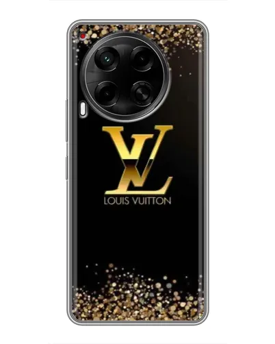 Чехол для TECNO Camon 30 (CL6) с картинкой «LV — золотые искры» Чехол для TECNO Camon 30 (CL6) с картинкой «LV — золотые искры»