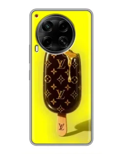 Чехол для TECNO Camon 30 (CL6) с картинкой «Мороженое от LV»
