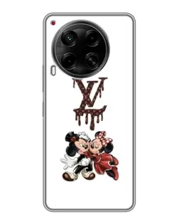 Чехол для TECNO Camon 30 (CL6) с картинкой «LV и Микки Маус»