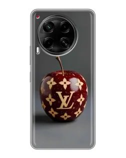Чехол для TECNO Camon 30 (CL6) с картинкой «Красное яблоко LV»