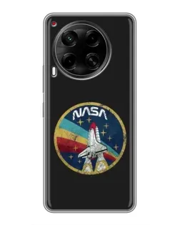 Чехол для TECNO Camon 30 (CL6) с картинкой «NASA — эмблема миссии» Чехол для TECNO Camon 30 (CL6) с картинкой «NASA — эмблема миссии»