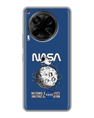 Чохол для TECNO Camon 30 (CL6) з картинкою «NASA — місячна місія» Чохол для TECNO Camon 30 (CL6) з картинкою «NASA — місячна місія»