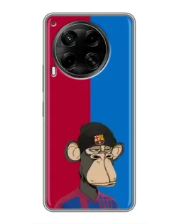 Чехол для TECNO Camon 30 (CL6) с картинкой «Bored Ape — фанат Барсы»