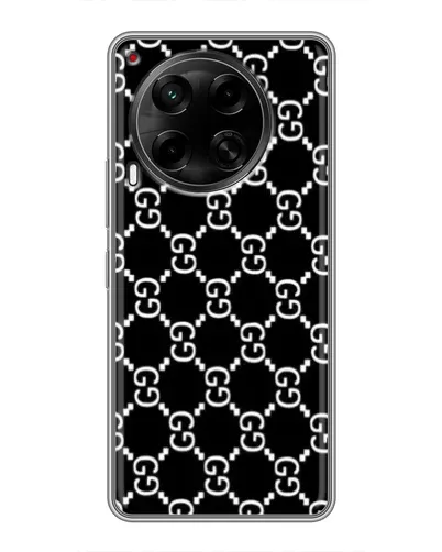 Чехол для TECNO Camon 30 (CL6) с картинкой «Gucci — сетчатый паттерн»
