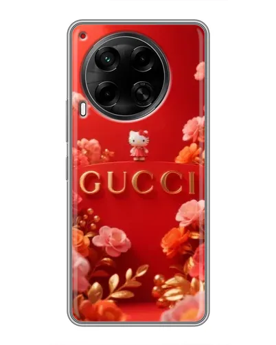 Чехол для TECNO Camon 30 (CL6) с картинкой «Gucci — золотой сад»