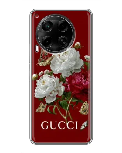 Чехол для TECNO Camon 30 (CL6) с картинкой «Gucci —  сад»