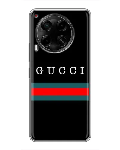 Чехол для TECNO Camon 30 (CL6) с картинкой «Gucci — красный пояс»