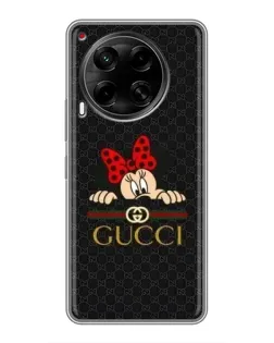 Чохол для TECNO Camon 30 (CL6) з картинкою «Мінні Маус Gucci — чорний»