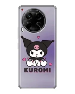 Чехол для TECNO Camon 30 (CL6) с картинкой «Kuromi — фиолетовый арт»