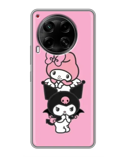 Чехол для TECNO Camon 30 (CL6) с картинкой «My Melody и Kuromi»