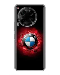 Чехол для TECNO Camon 30 (CL6) с картинкой «Логотип BMW — вспышка»